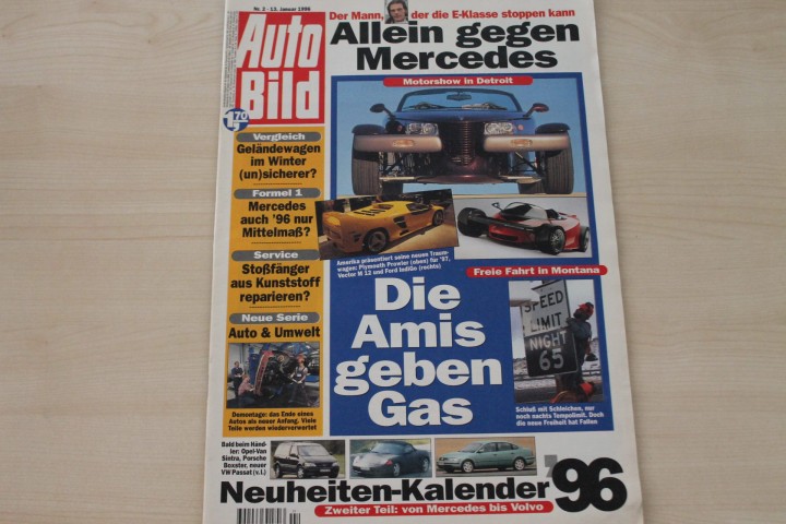 Deckblatt Auto Bild (02/1996)
